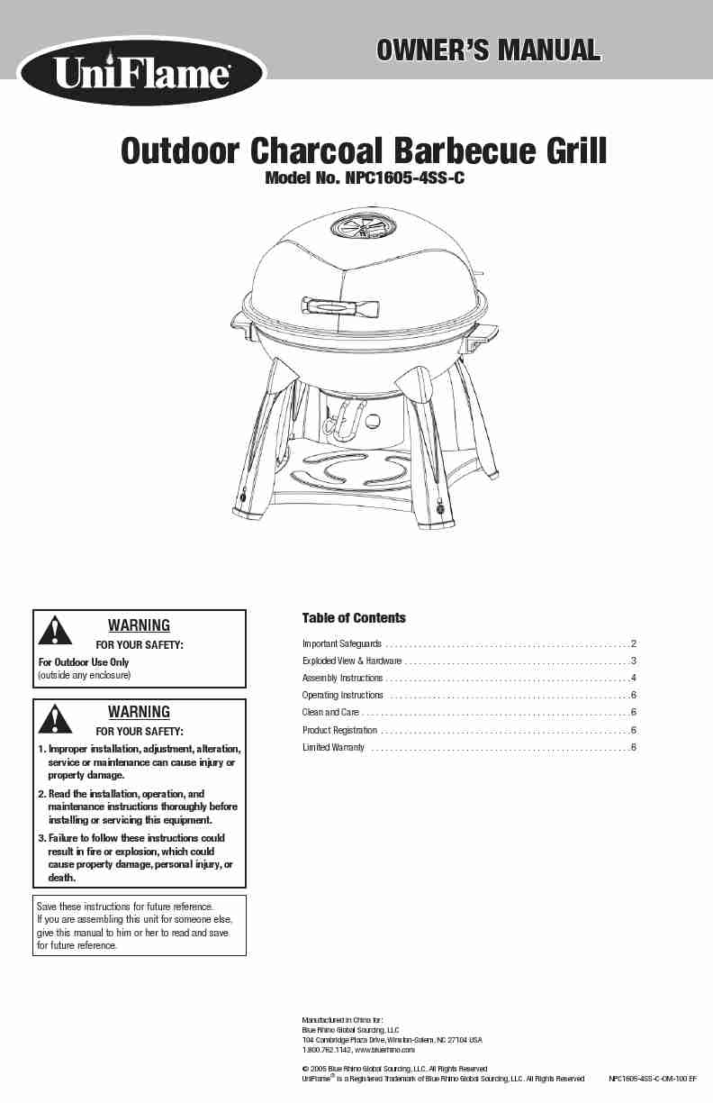 Blue Rhino Charcoal Grill NPC2204-page_pdf